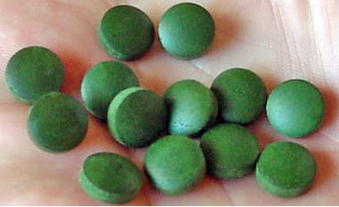 Spirulina pills